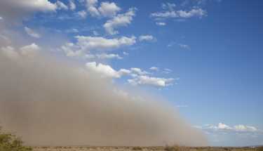 气候变化引起了沙尘暴美国西南部的幽灵