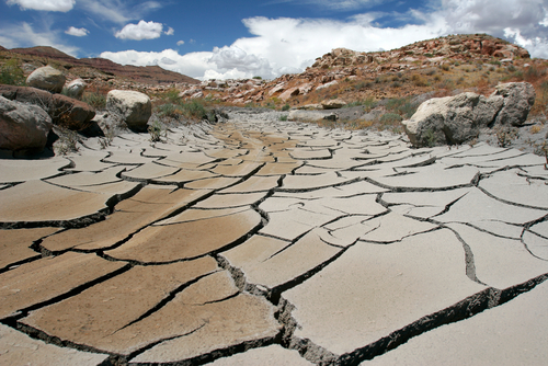 亚利桑那州干涸的河流