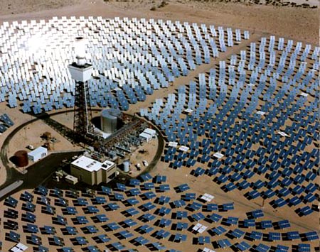 莫哈韦沙漠中的Brightsource的LPT太阳能热系统
