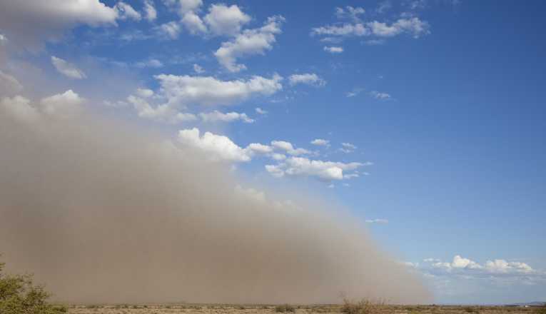 气候变化导致美国西南部出现沙尘暴