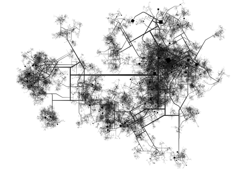 这是城市运输网络还是蚂蚁艺术